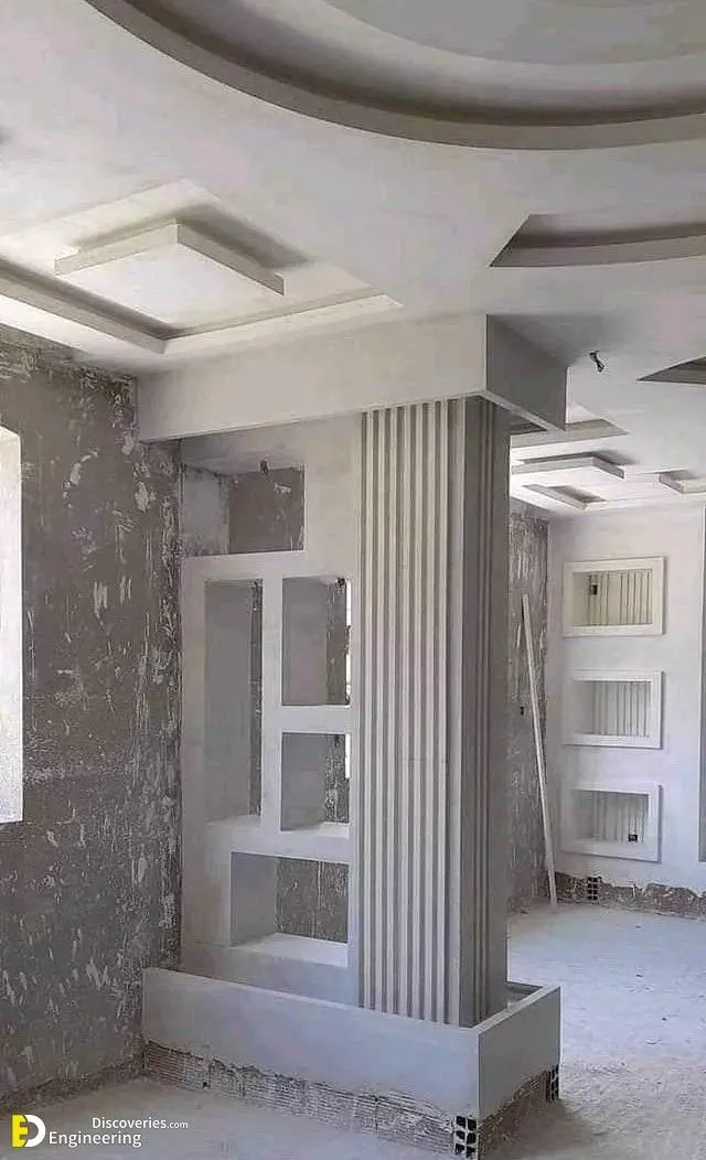 تركيب حواجز جبس مودرن | تصميم جبس للجدران والأركان في الرياض