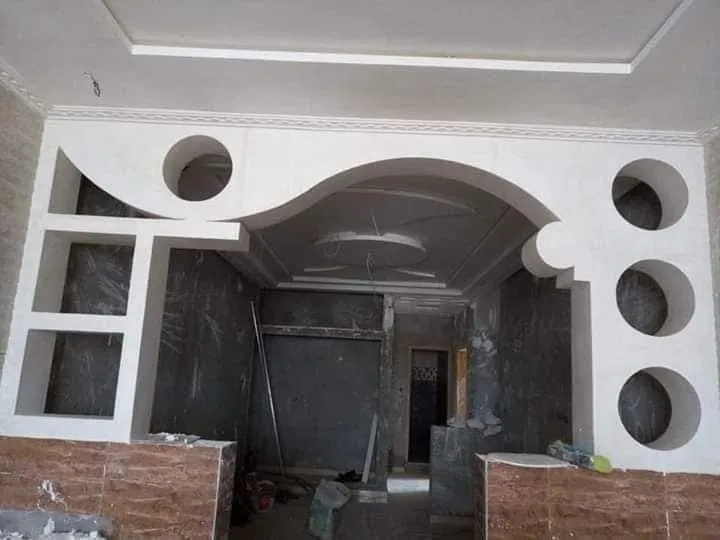 تركيب حواجز جبس مودرن | تصميم جبس للجدران والأركان في الرياض