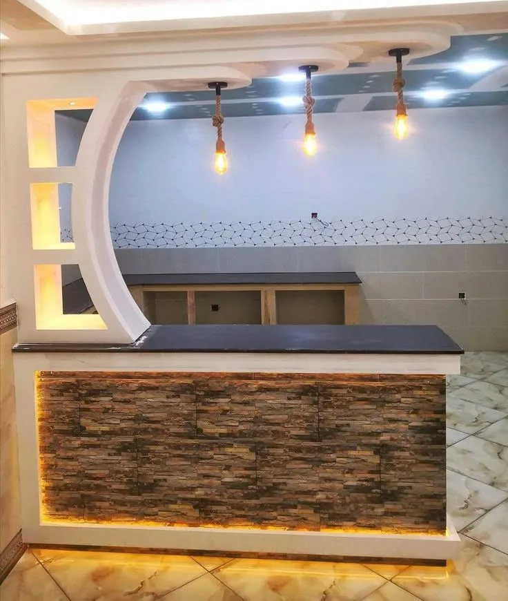 تركيب حواجز جبس مودرن | تصميم جبس للجدران والأركان في الرياض