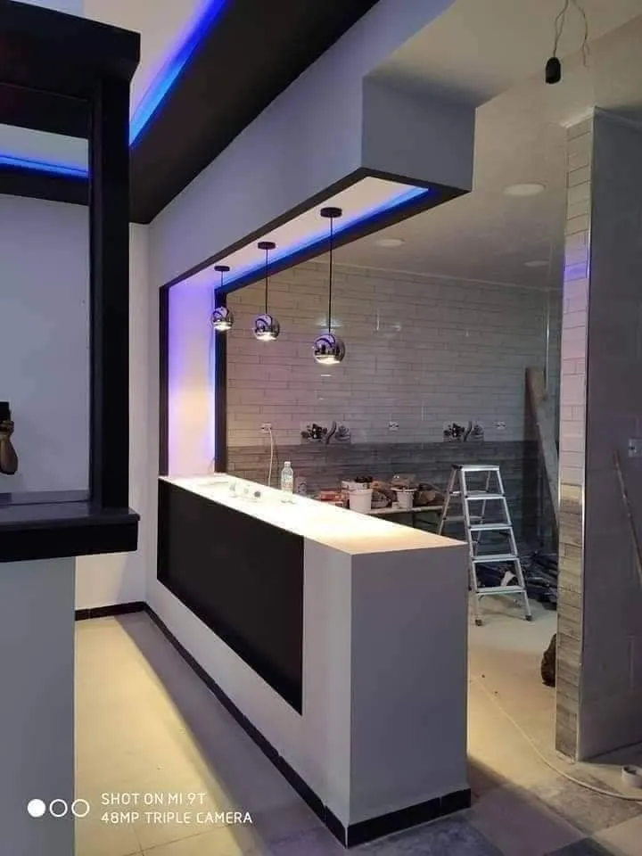 تركيب حواجز جبس مودرن | تصميم جبس للجدران والأركان في الرياض