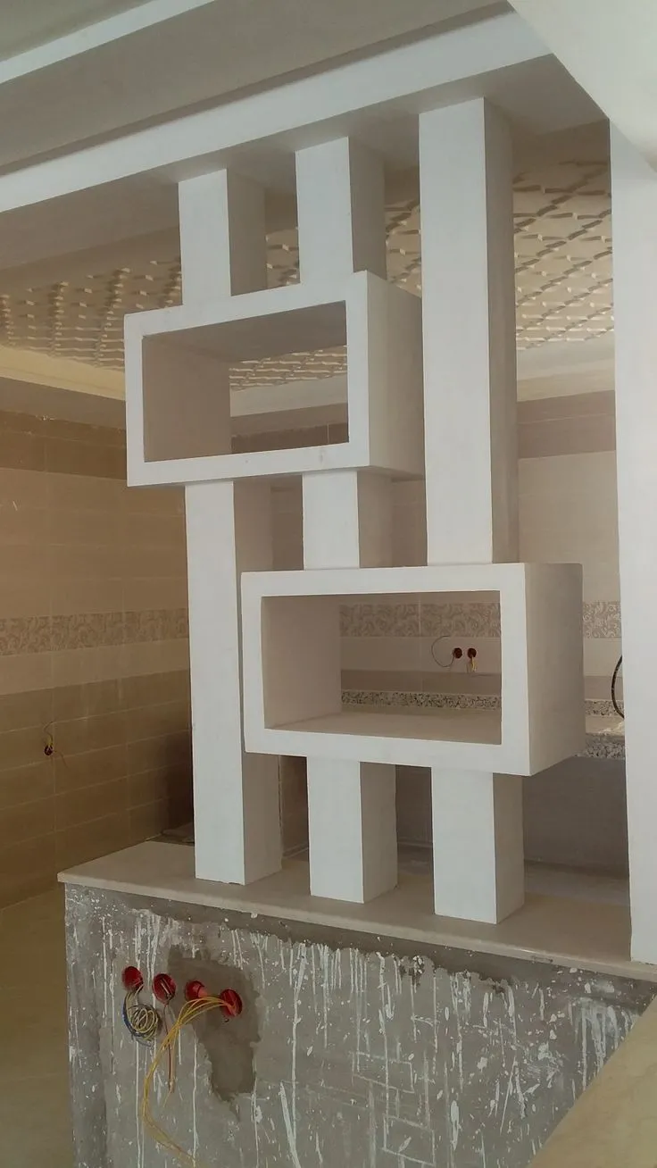 تركيب حواجز جبس مودرن | تصميم جبس للجدران والأركان في الرياض