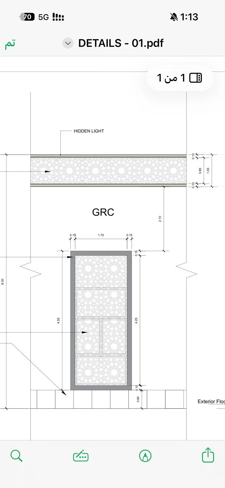 تصميم قبب ومساجد GRC الرياض