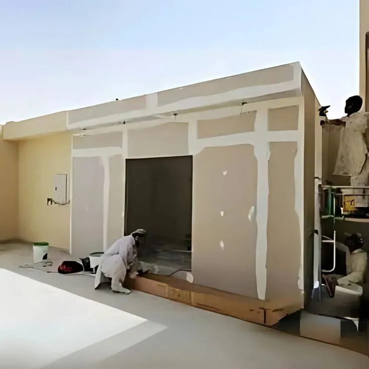 تكلفة بناء ملحق عمال اسمنت بورد